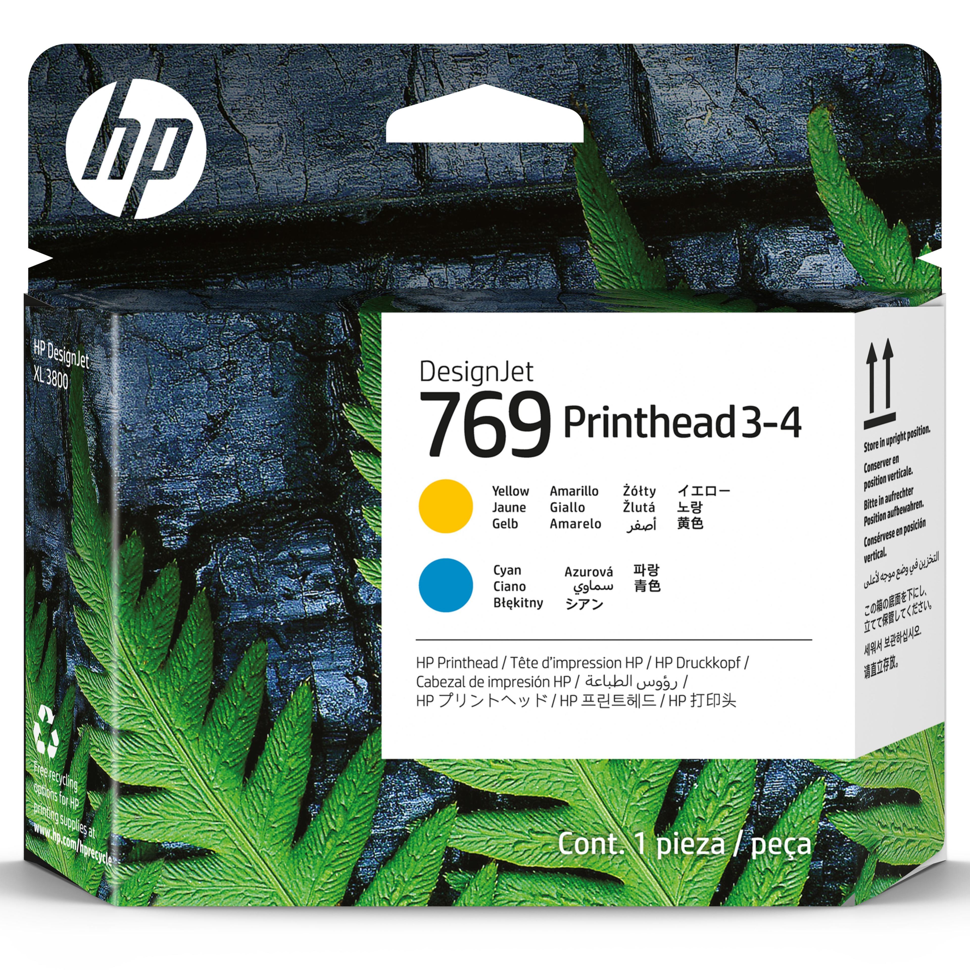 HP Druckkopf No.769  cyan / yellow (Slot 3-4)