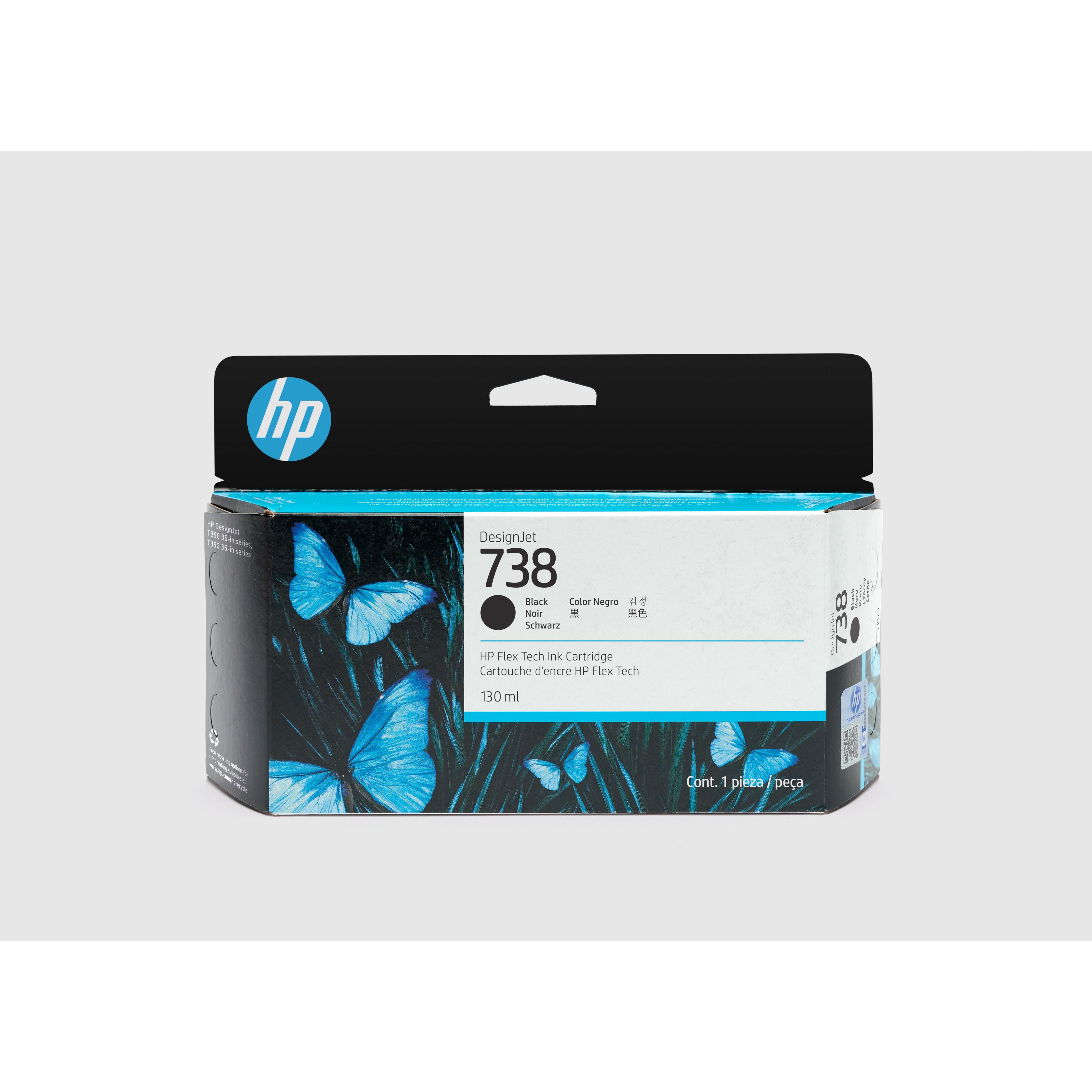 HP Tinte No.738 130ml black