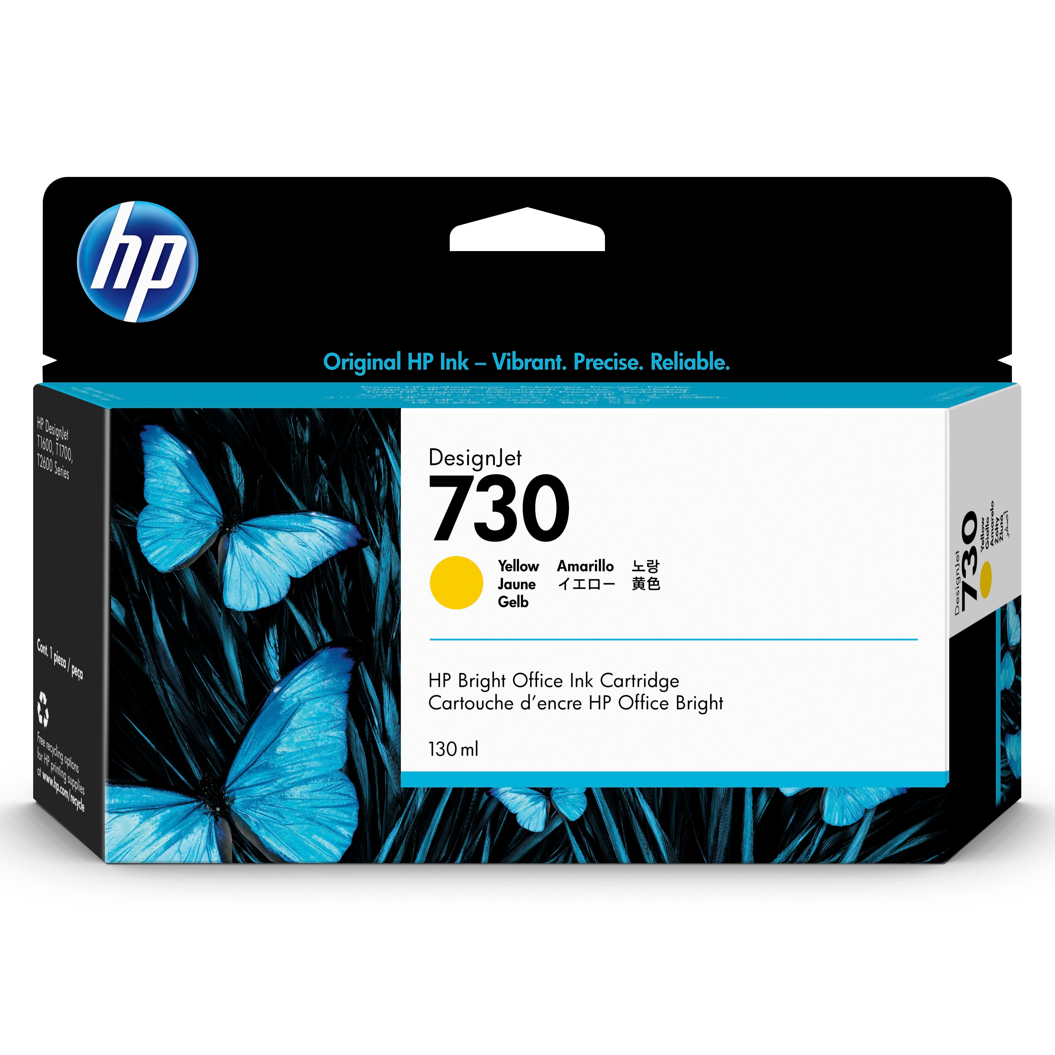 HP Tinte No.730 130ml yellow
